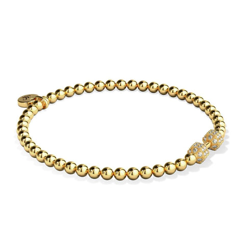 Pump | 18k Gold | Crystal Fitness Bracelet